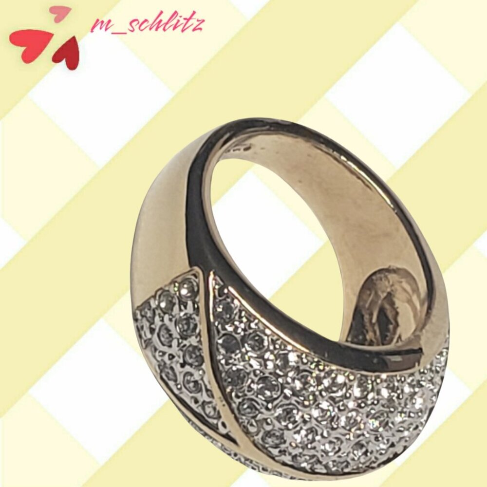 Camille Lucie Crystals and Gold Path Event Ring - 8 - Picture 4 of 4